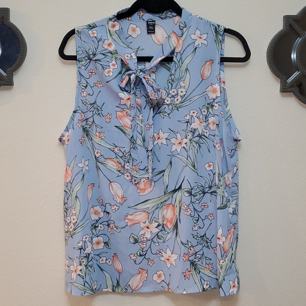 Shein Floral Blouse